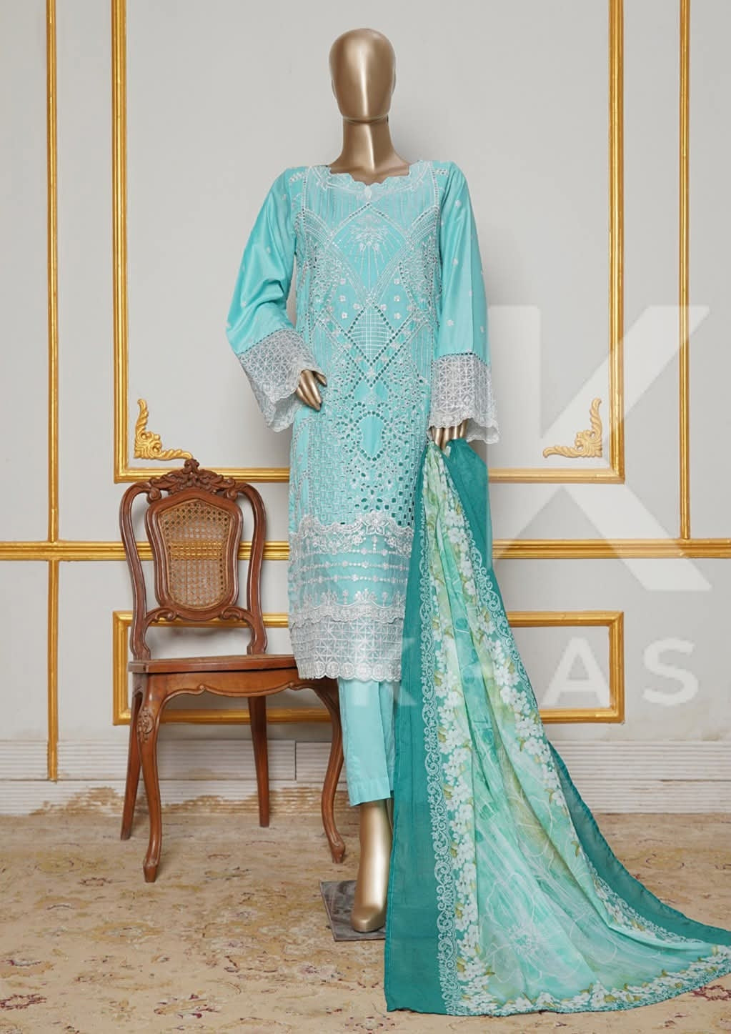 BIN SAEED EMBROIDERED LUXURY LAWN