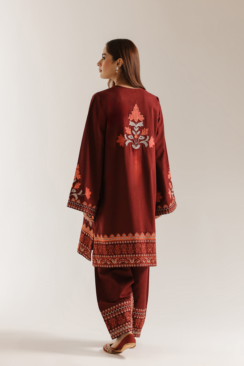 Ethnic Embroidered 2pc Suit