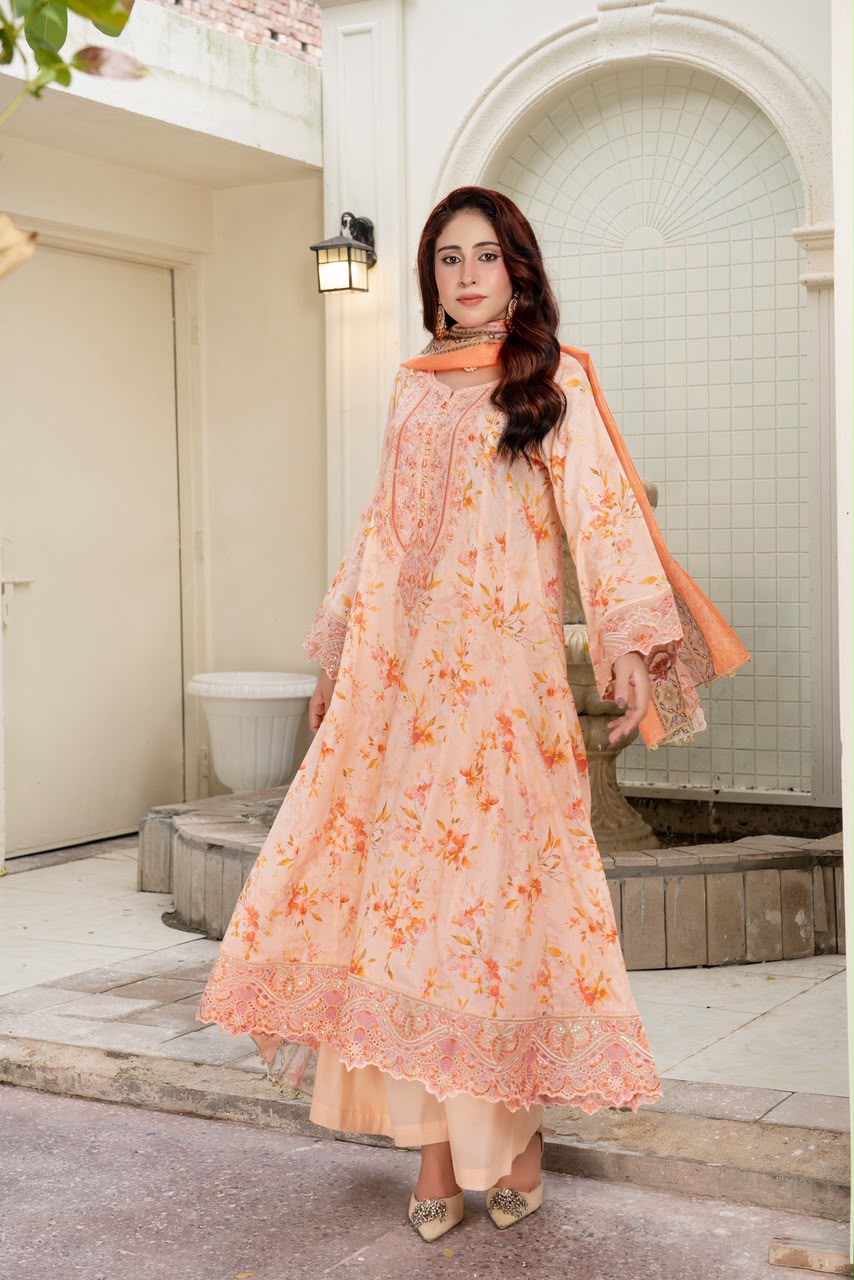 Munira Designers Embroidered Lawn