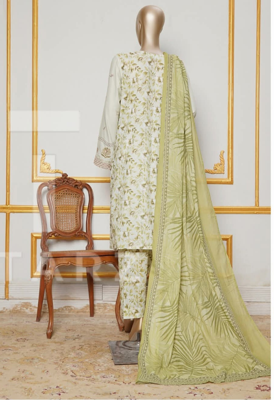 BIN SAEED EMBROIDERED LUXURY LAWN