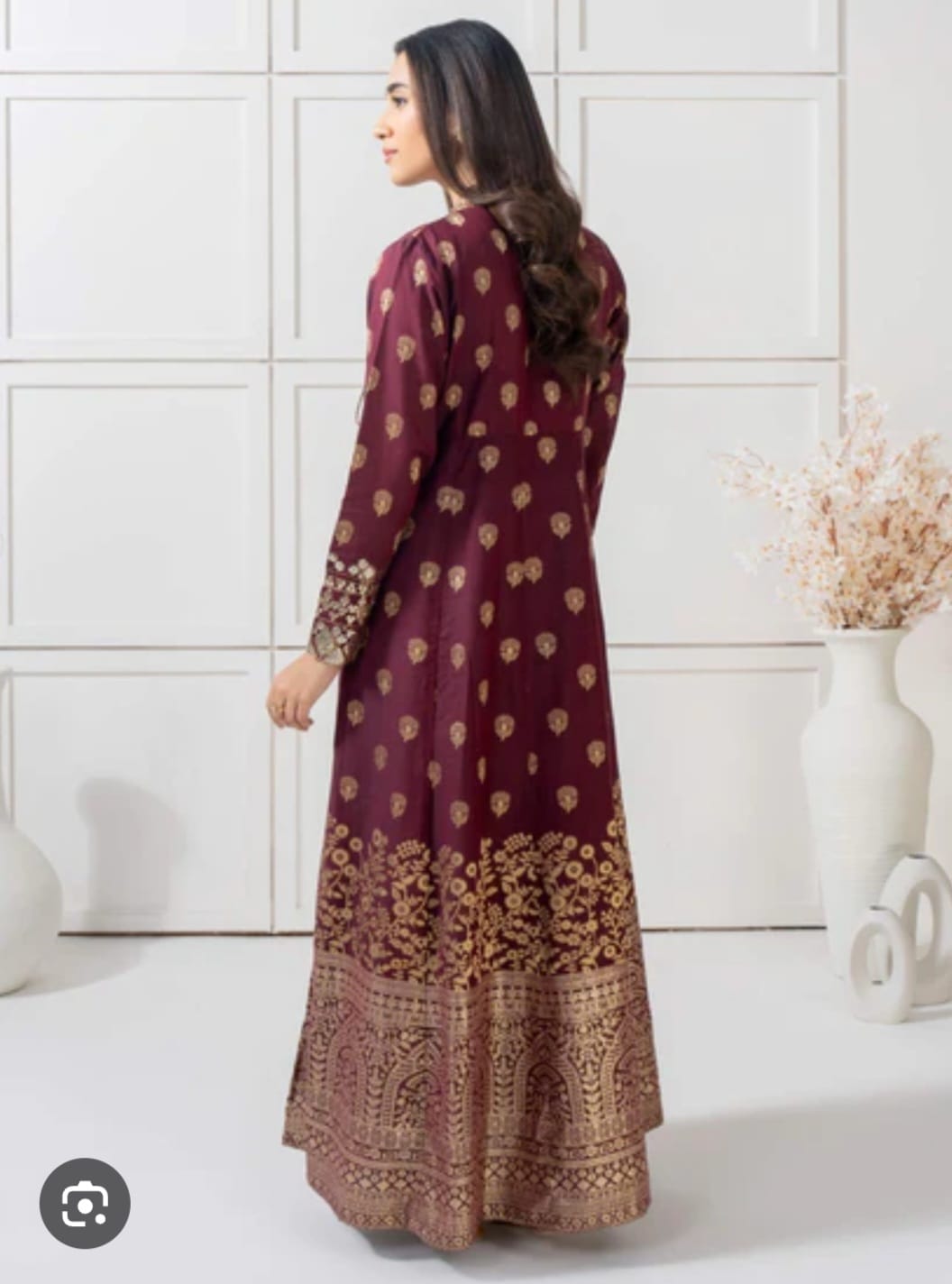 1pc-Yarn Dyed Shirt-Embroidered by limelight