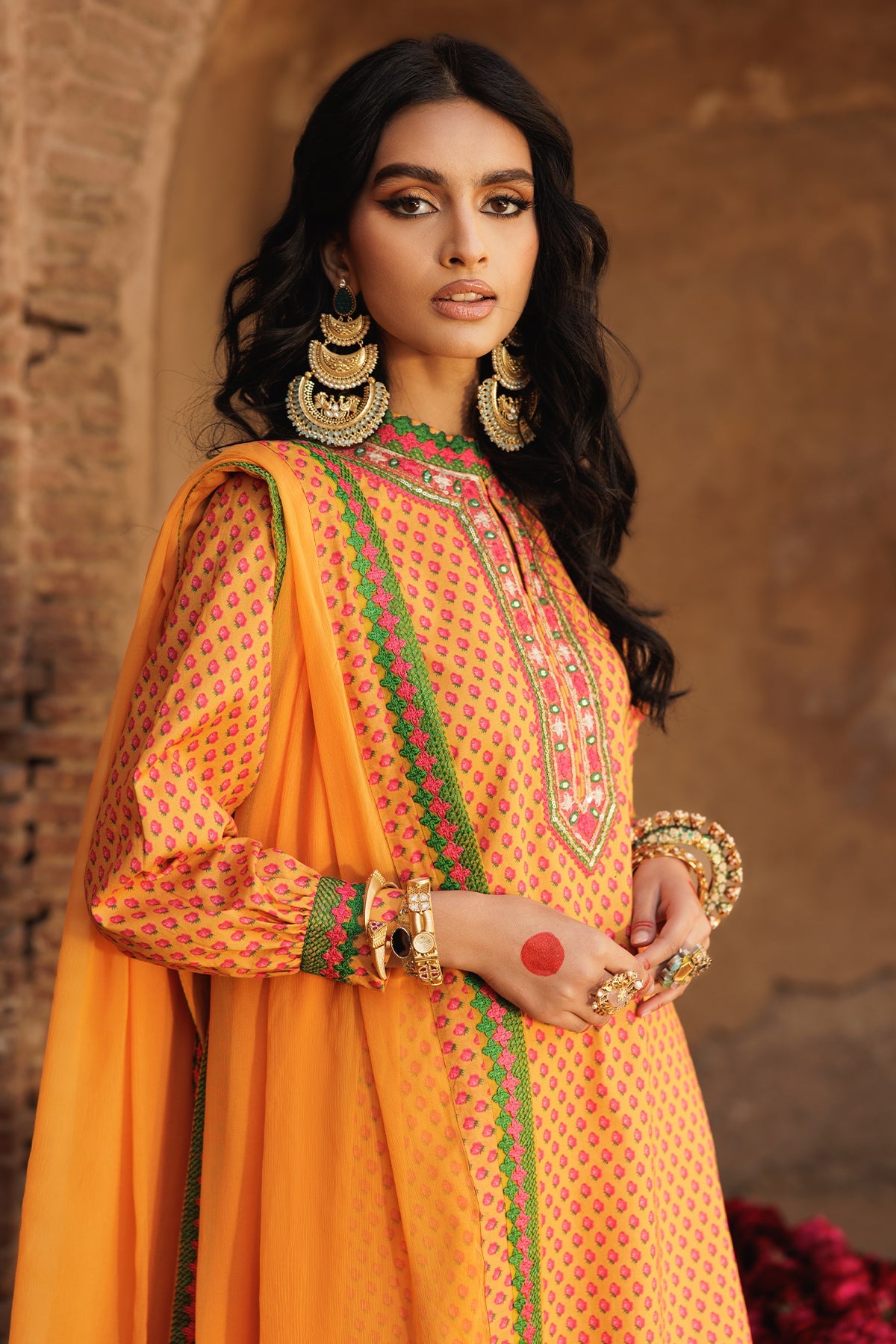 Charizma 3-PC Embroidered Lawn Suit