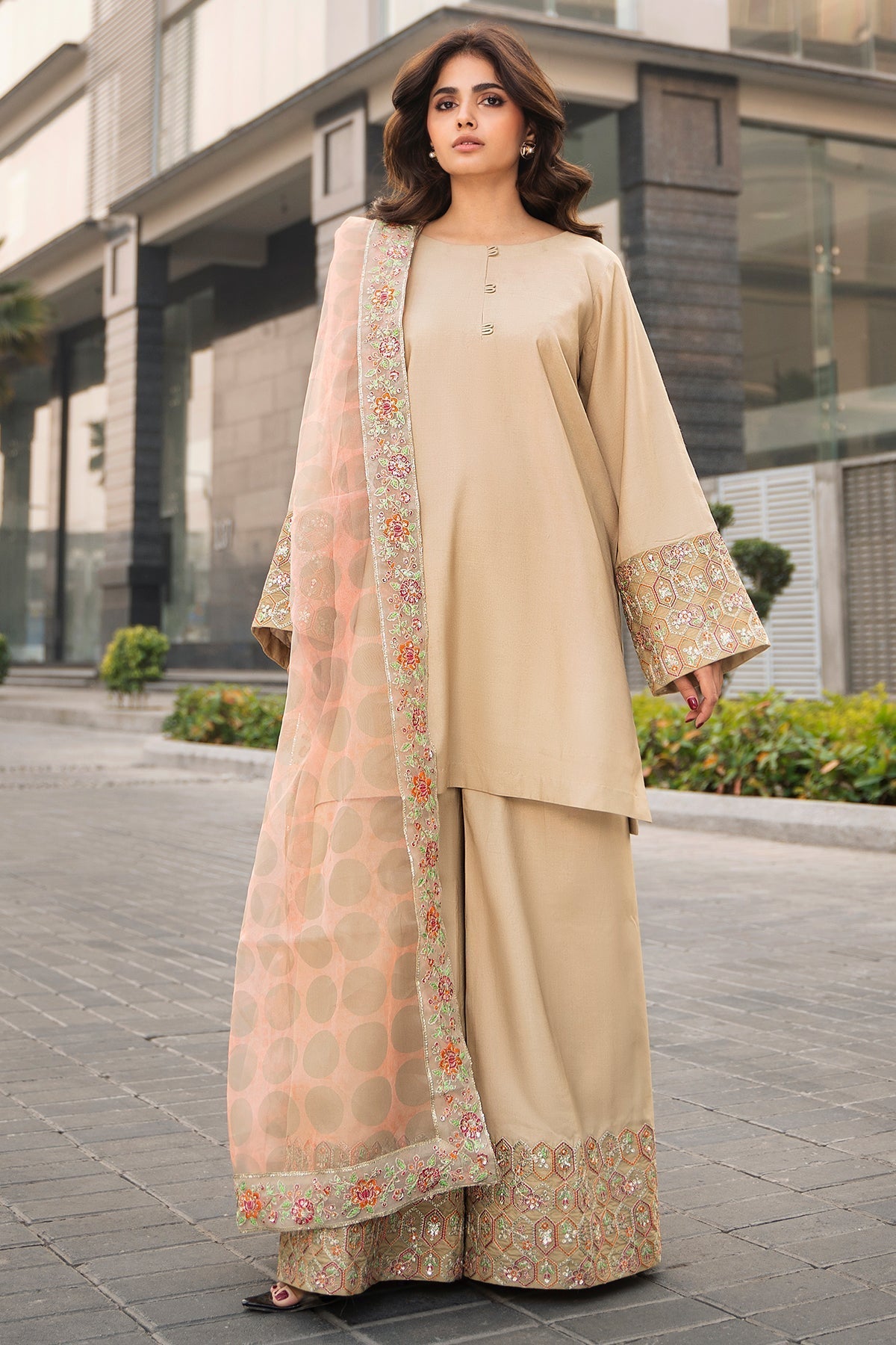 Charizma Luxury Embroidered Suit