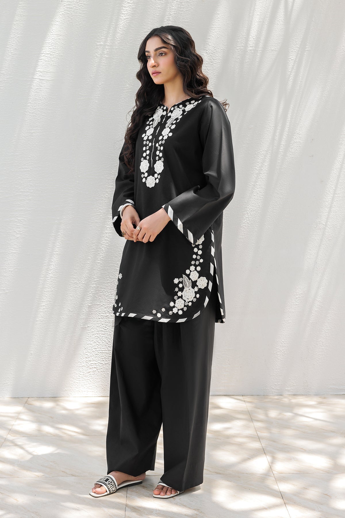 Charizma 2-PC Embroidered Suit