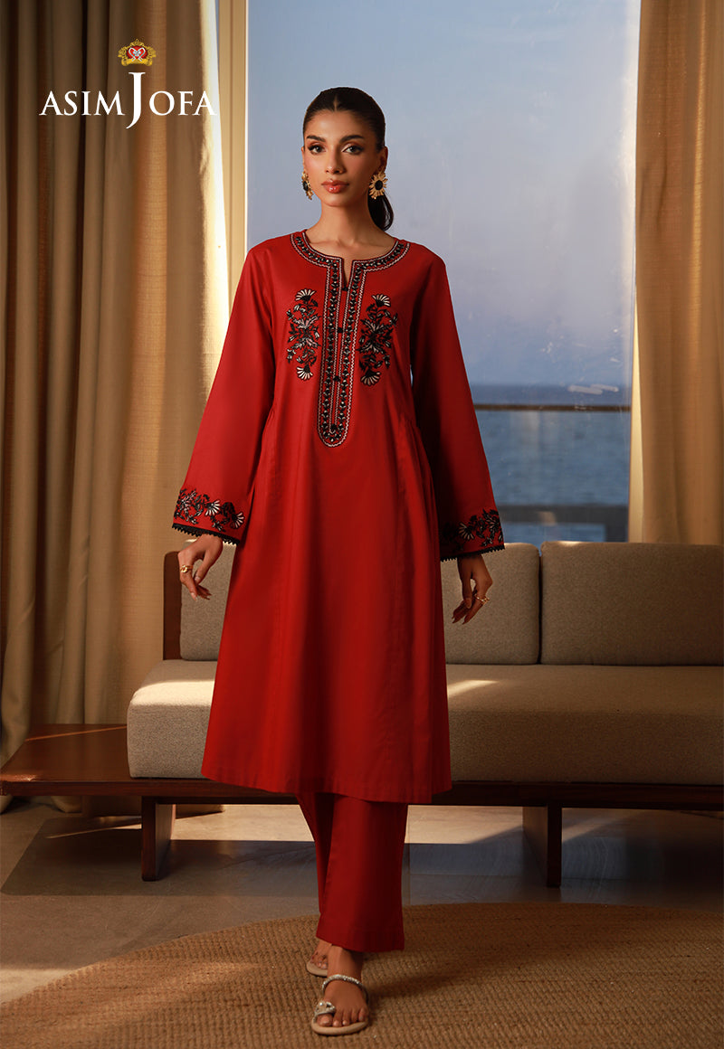 Asim Jofa Embroidered 2pc Suit