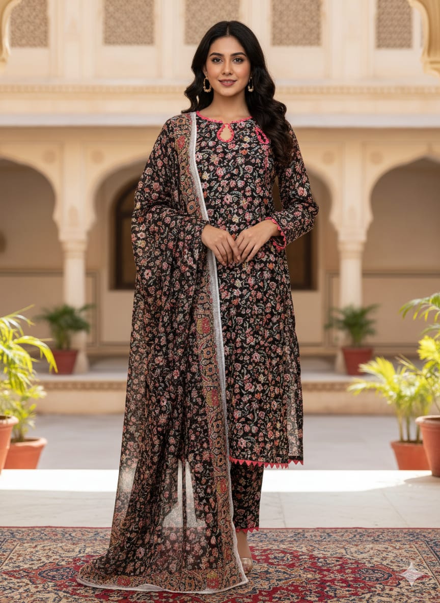 Pure silk kamiz with pure silk dupatta