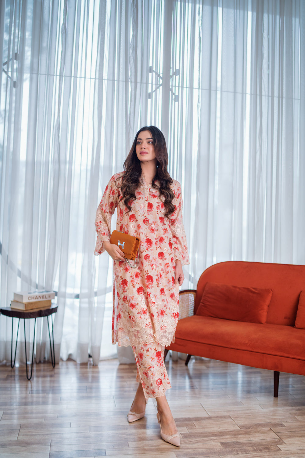 Lakhany 2pc Embroidered Suit