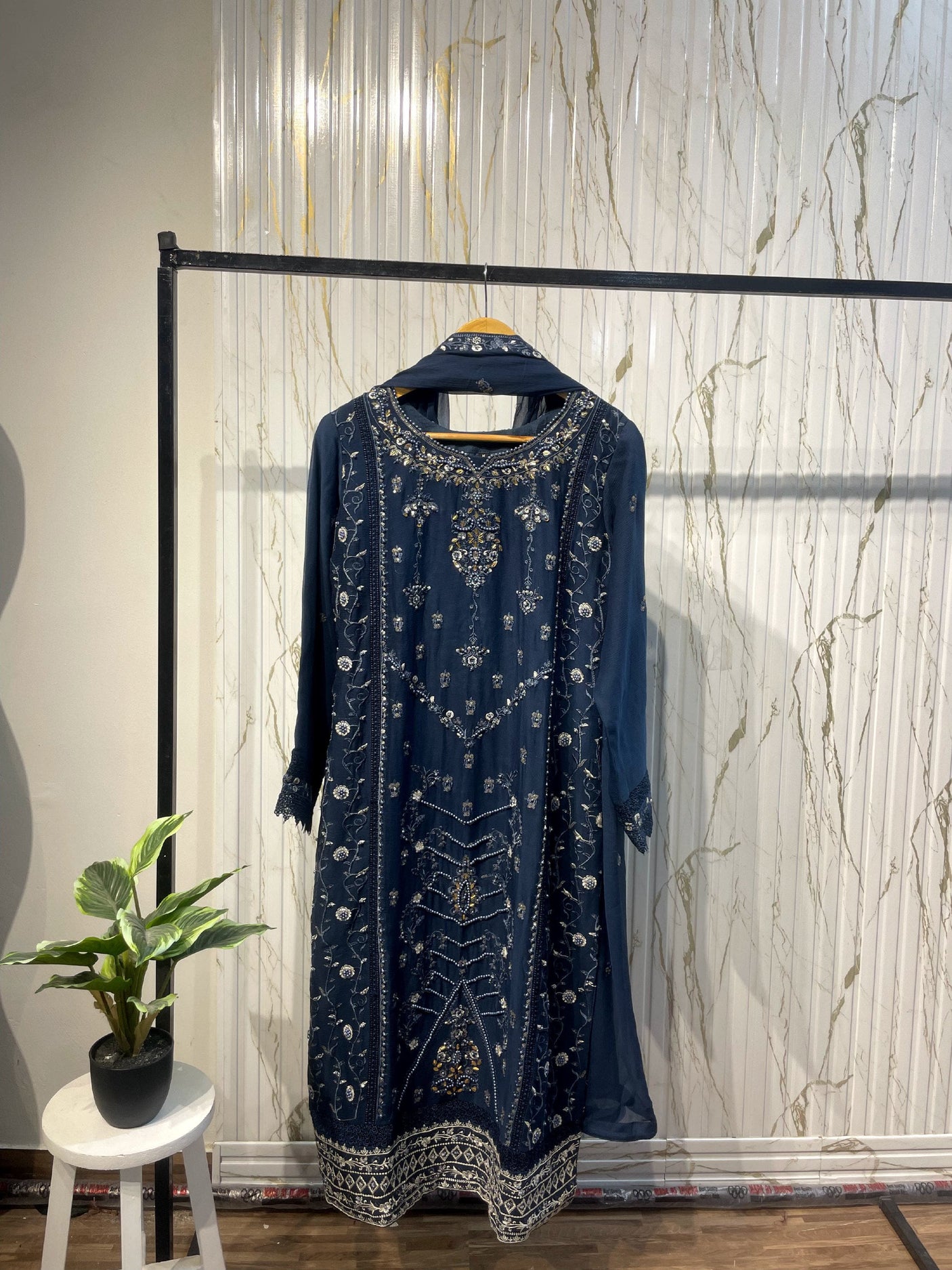 Luxury Embroidered Chiffon 3pcs