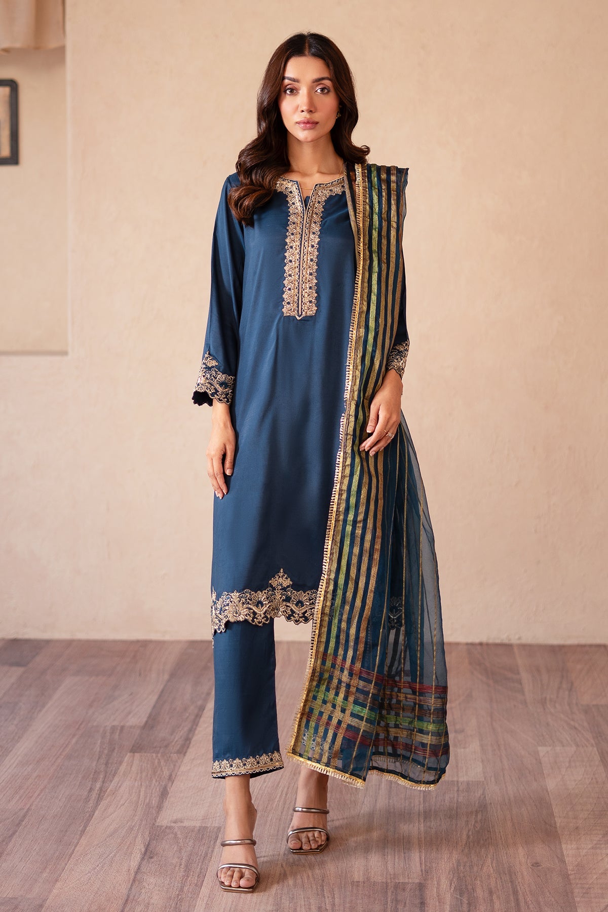 Charizma 3-PC Embroidered Lawn Suit