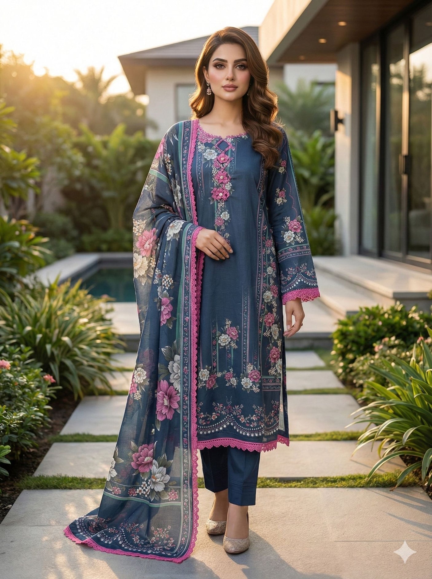 Firdous by Resham Luxury Lawn Collection