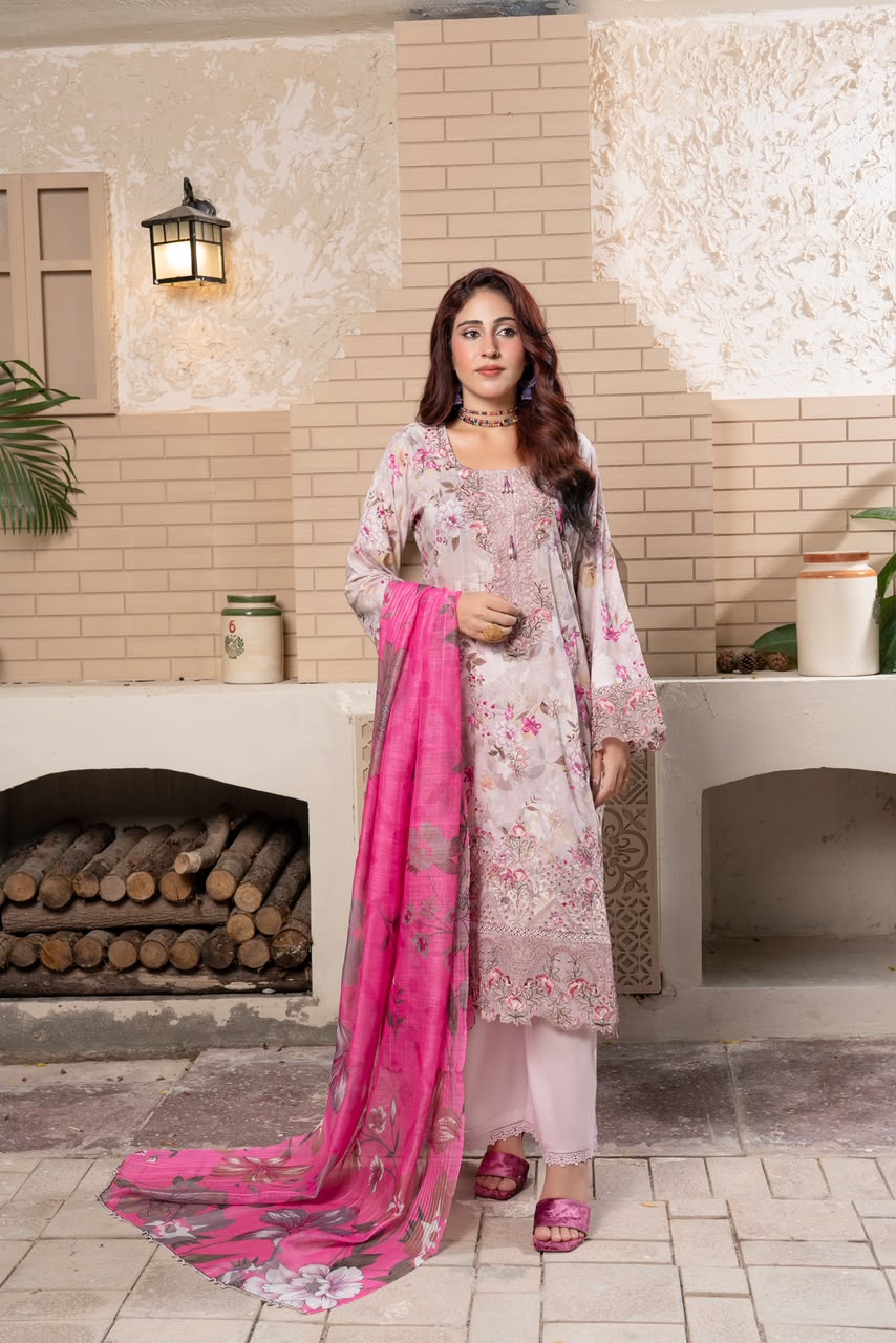 Munira Designers Embroidered Lawn