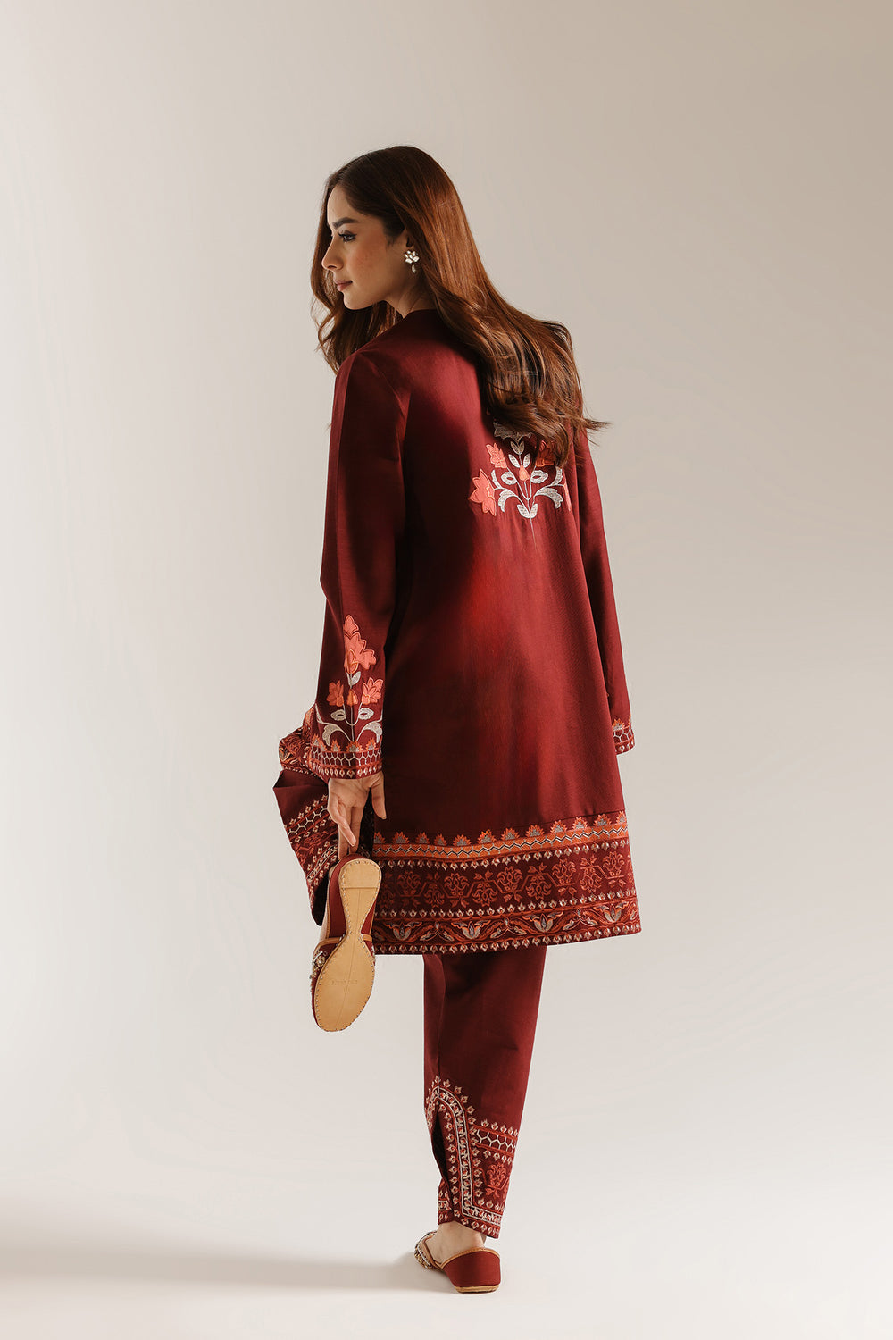 Ethnic Embroidered 2pc Suit