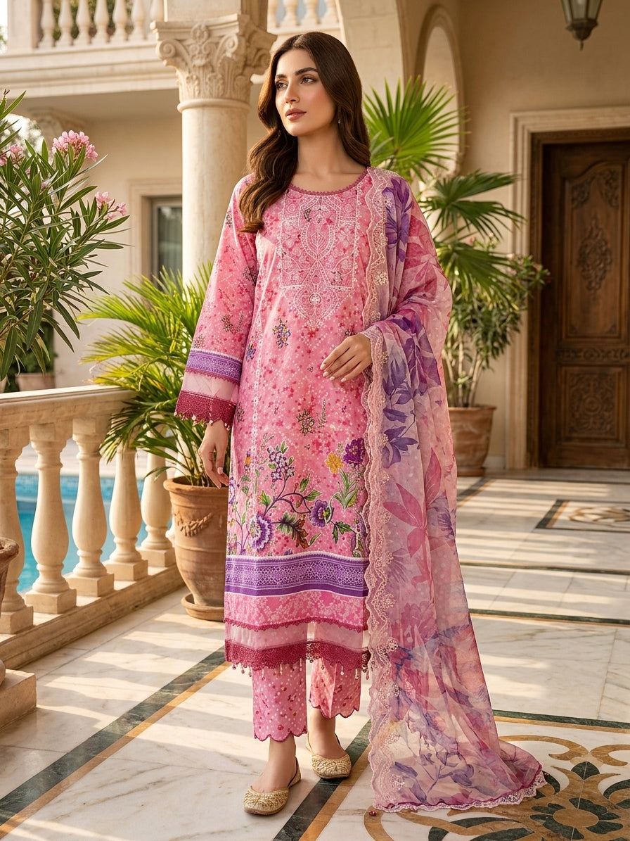 Gulljee Embroidered Luxury Lawn 4