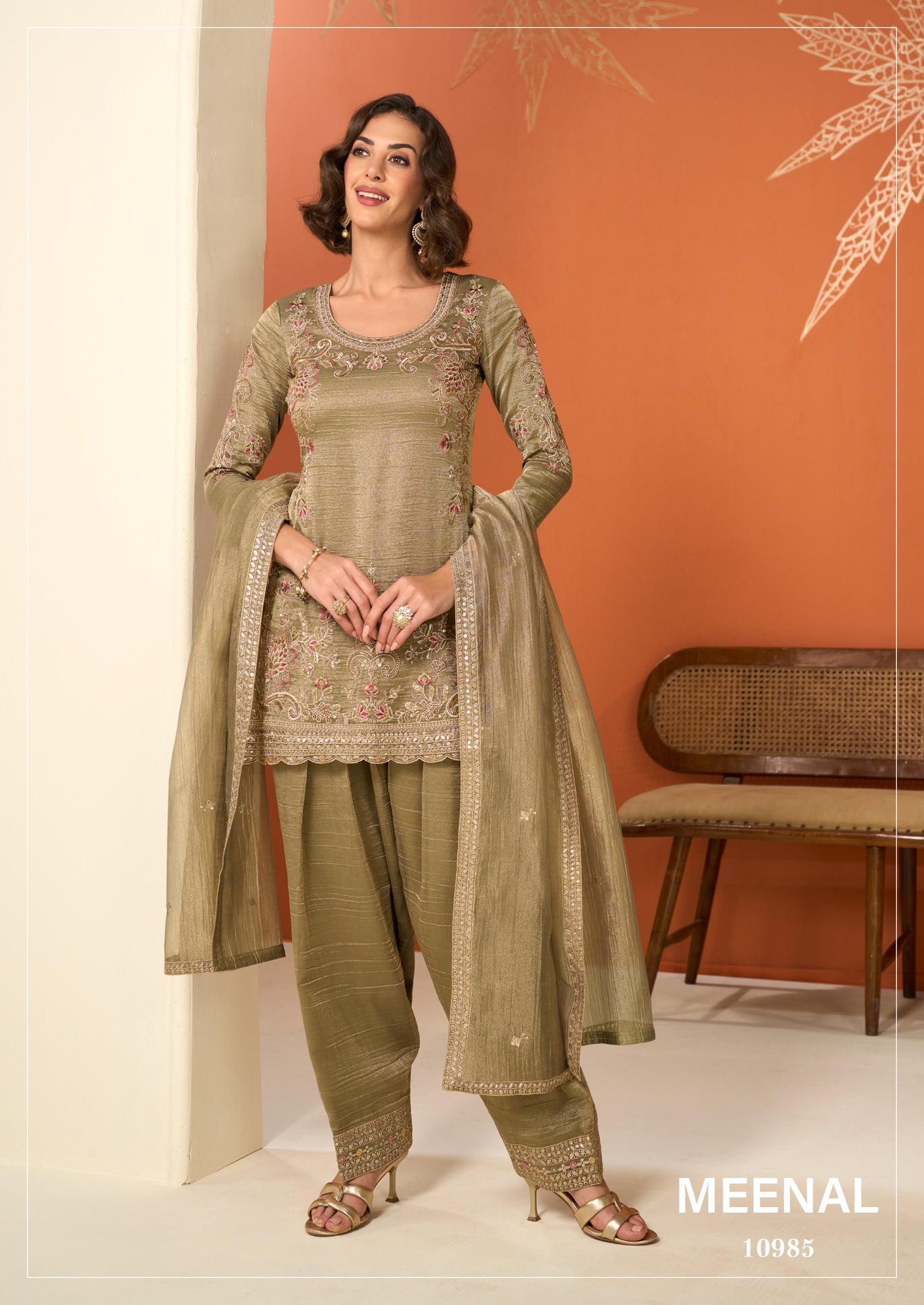 Indian Premium Salsa Silk Suit