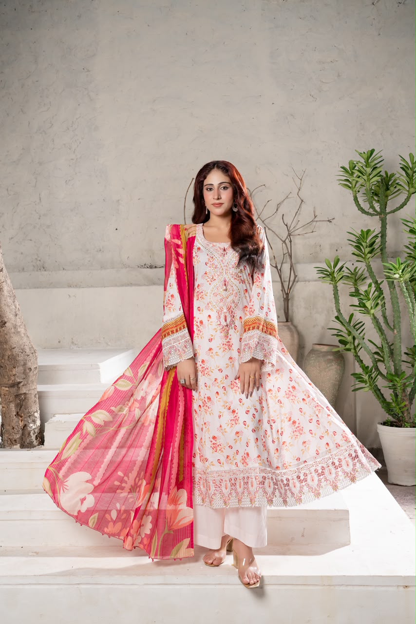 Munira Designers Embroidered Lawn