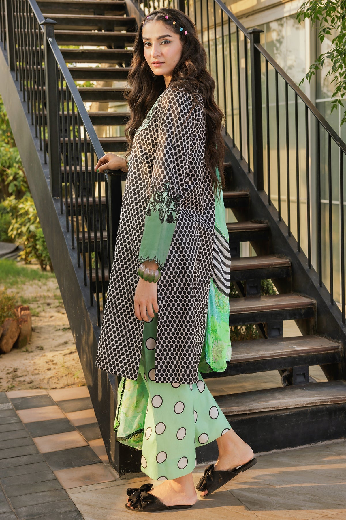 Charizma 3-PC Embroidered Lawn Suit