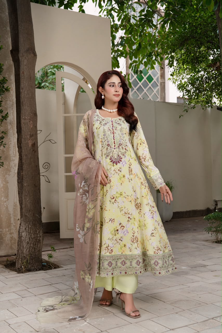Munira Designers Embroidered Lawn