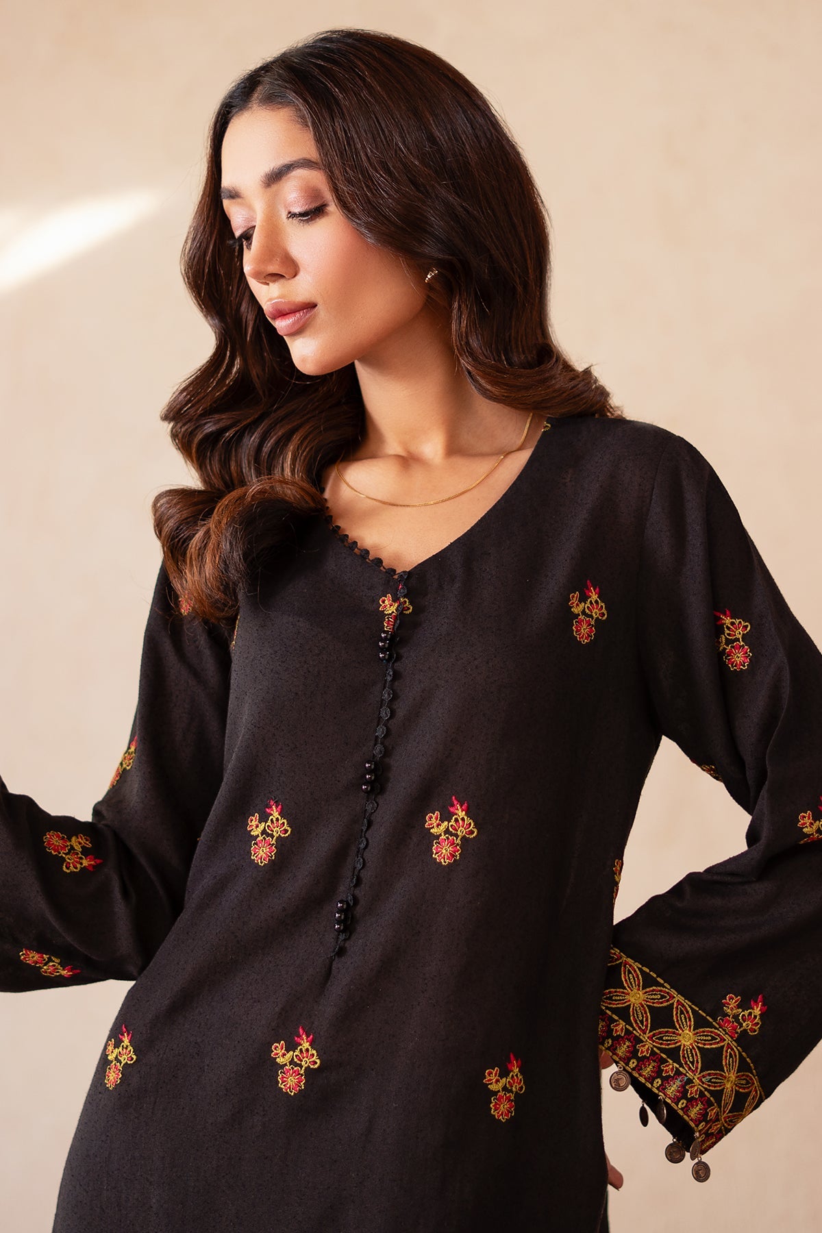 Charizma 2-PC Embroidered Suit