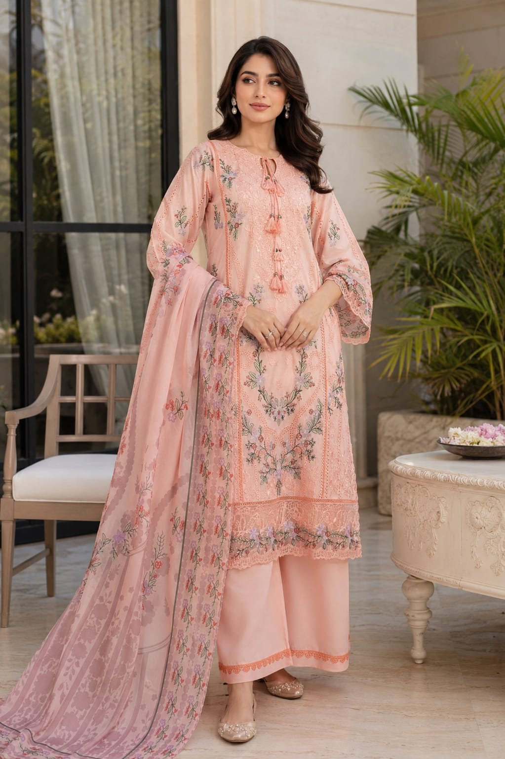 Munira Designers Embroidered Lawn