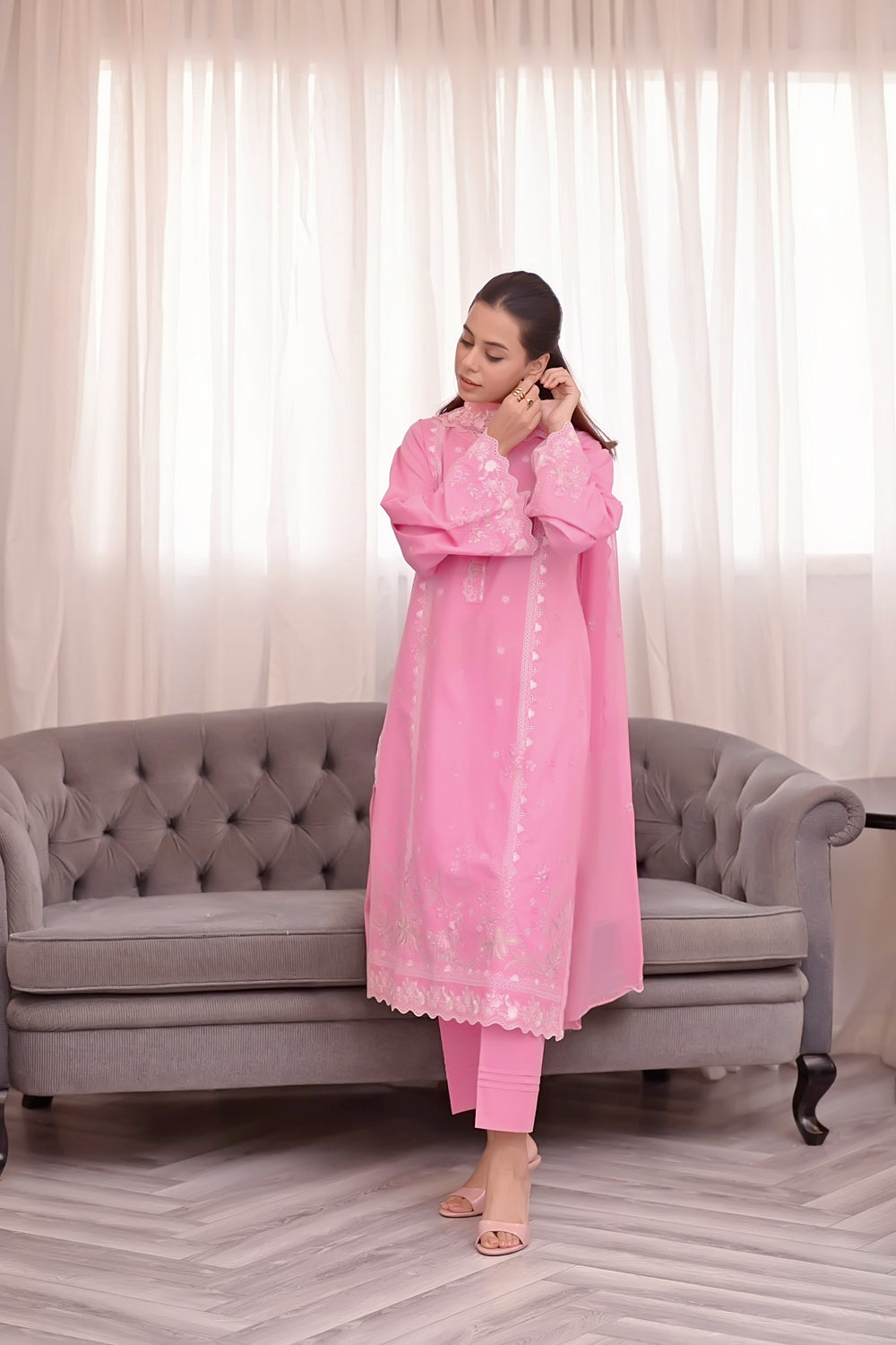 Lakhany Embroidered 3pc Suit