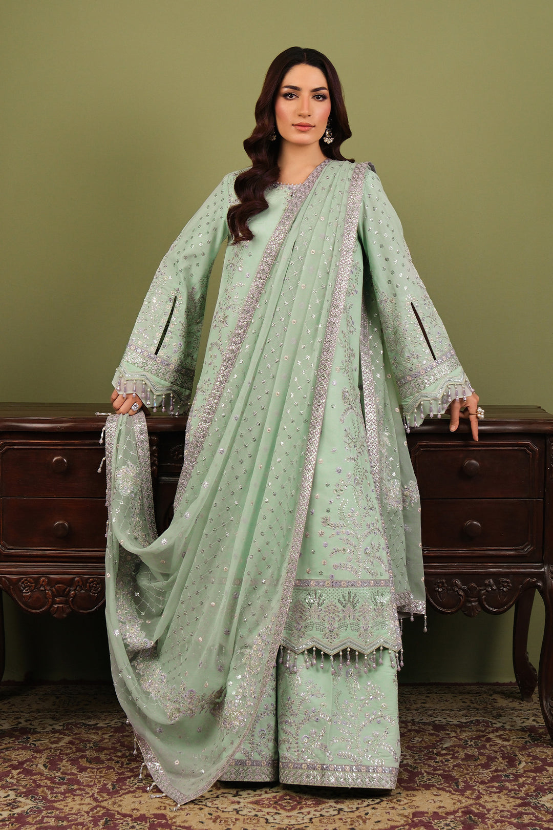 Luxe By Alizeh Raw Silk Suit