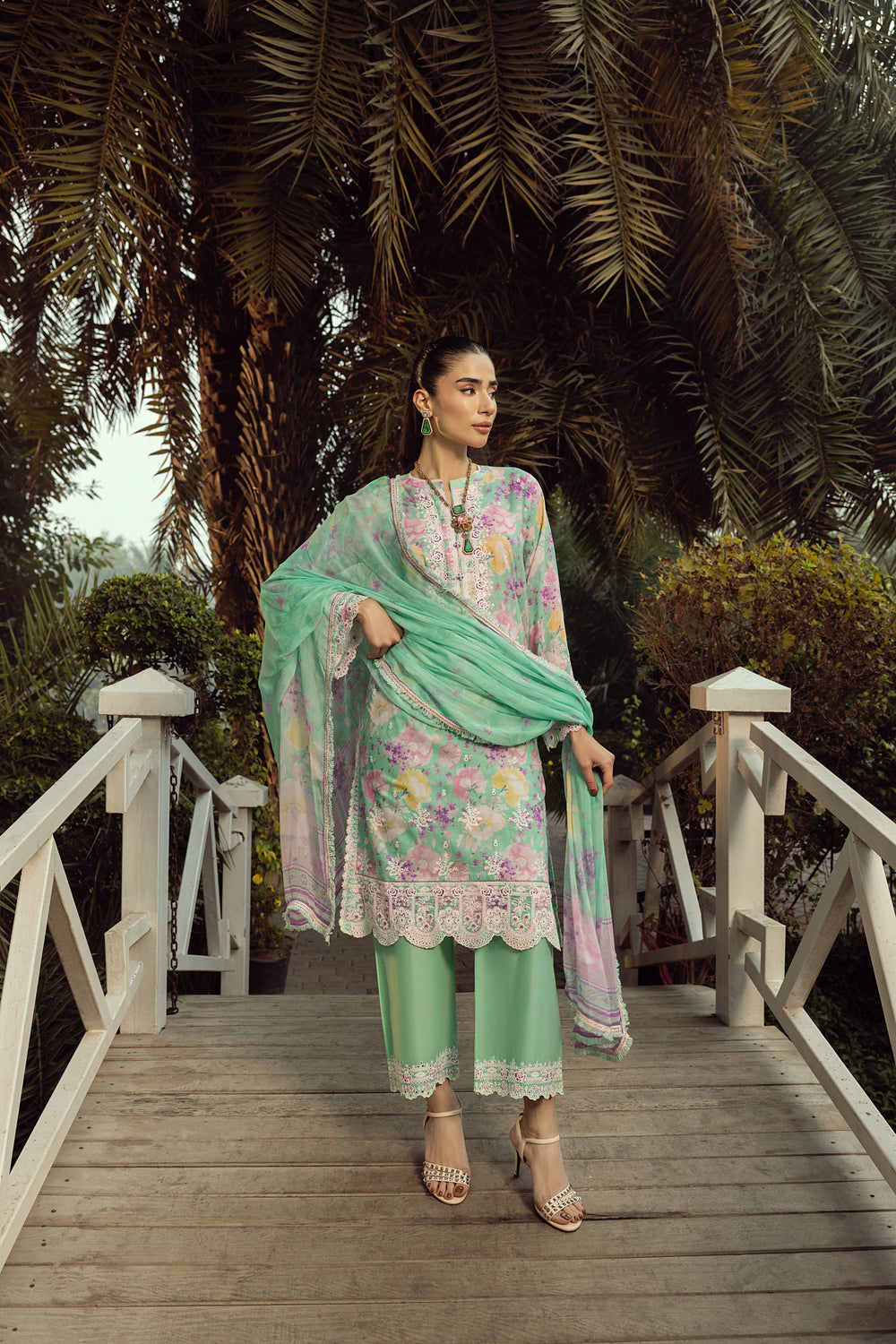 Lakhany 3pc Embroidered Suit