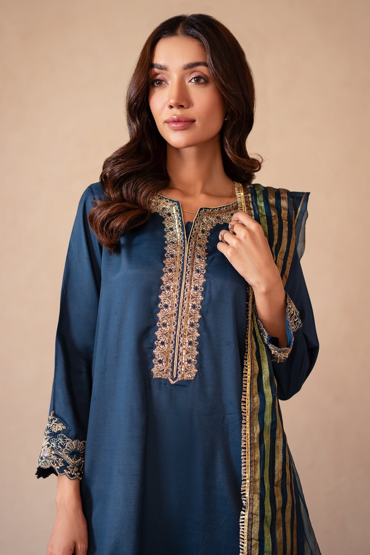 Charizma 3-PC Embroidered Lawn Suit