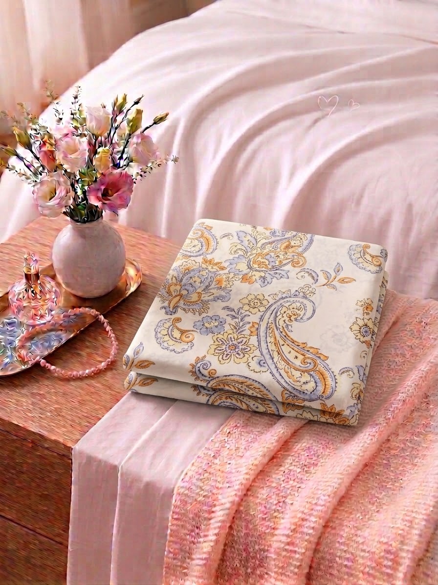 Pakistani King Size Bedsheet with Pillow Cover
