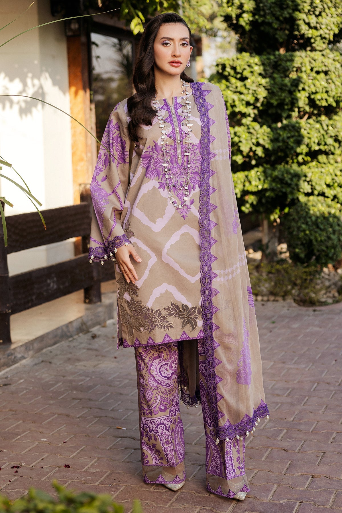 Charizma Luxury Embroidered Suit