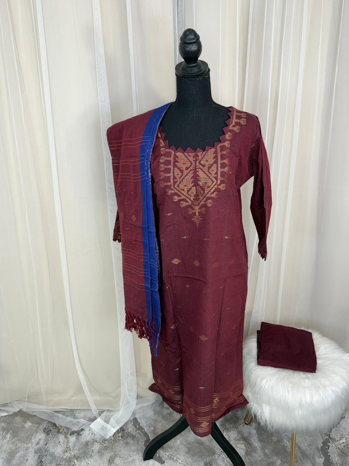 Bangladeshi Jamdani salwar kamiz