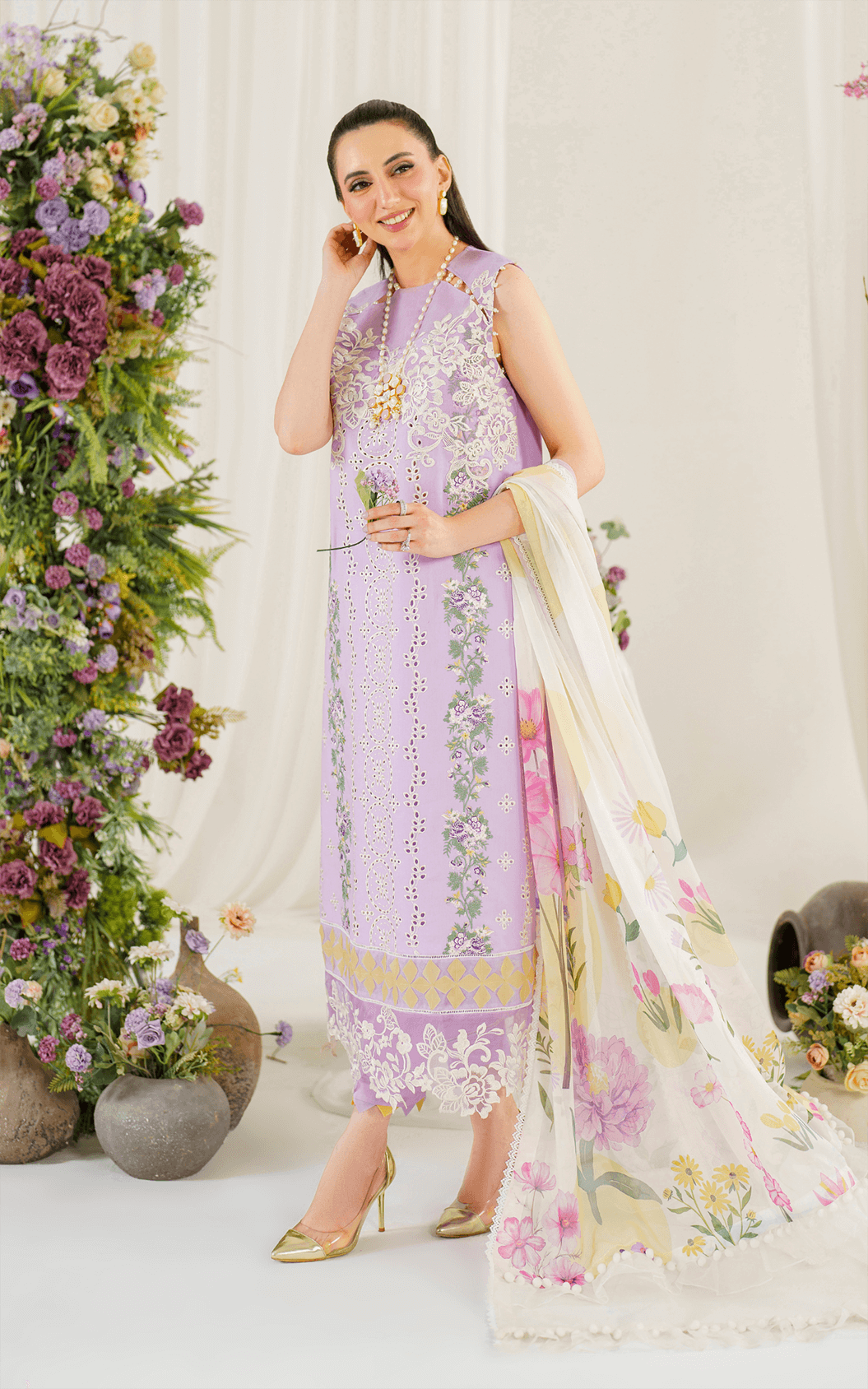 Pretty in Pink by Asifa & Nabeel Premium Lawn