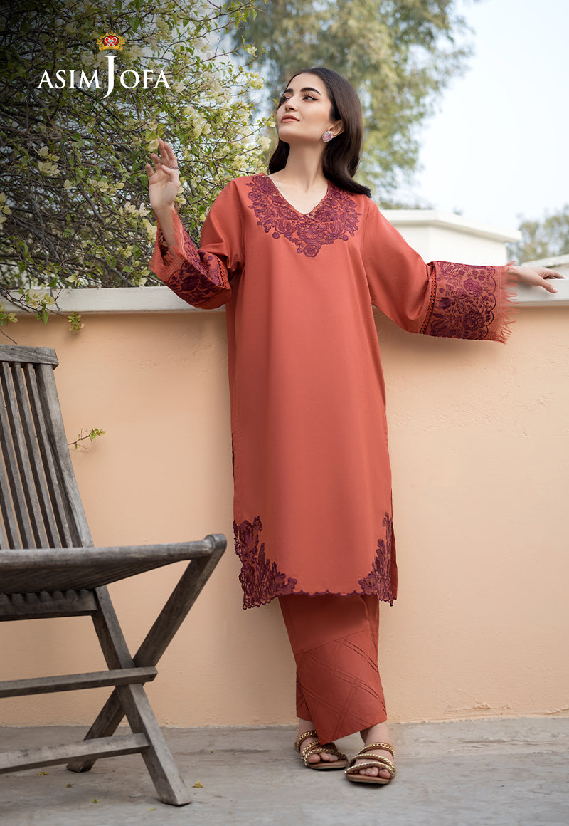 Asim Jofa Embroidered 2pc Suit