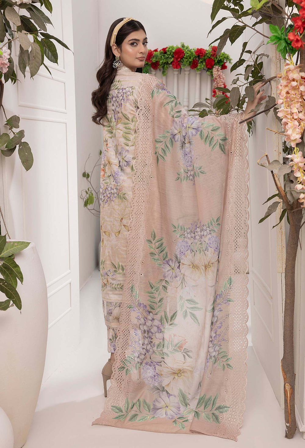 Adan's Libas Embroidered Lawn