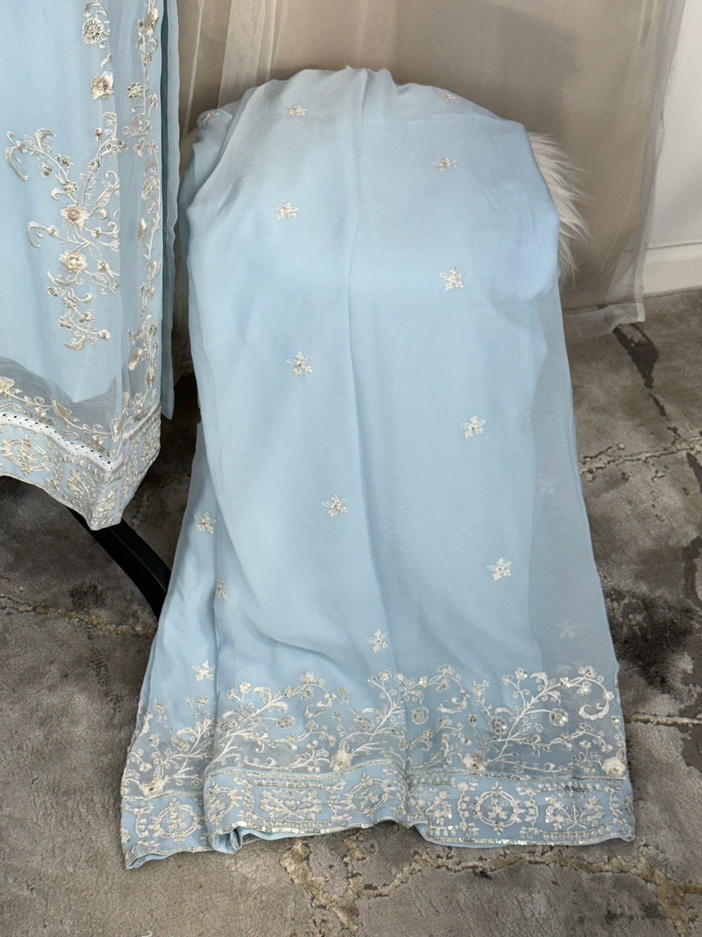 Luxury Embroidered Party wear Ready To Ship