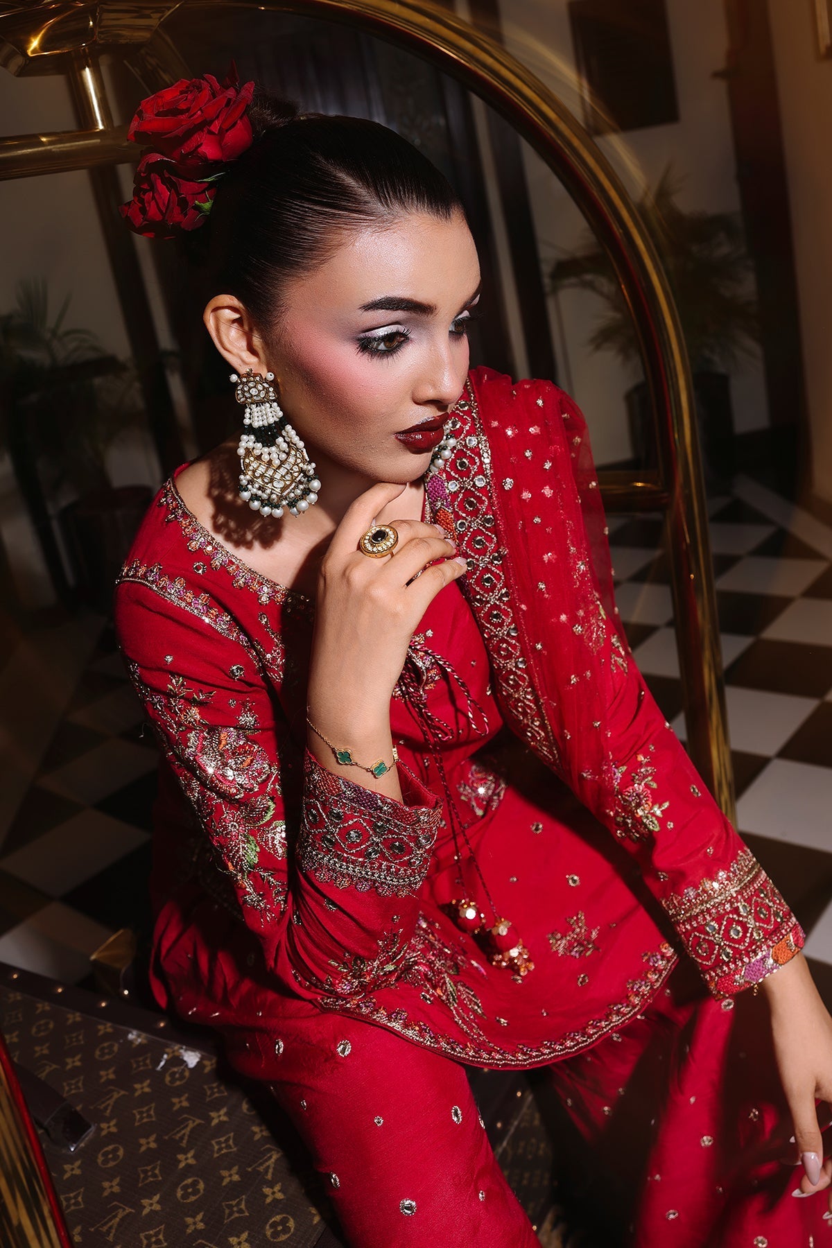 Charizma Luxury Embroidered Suit