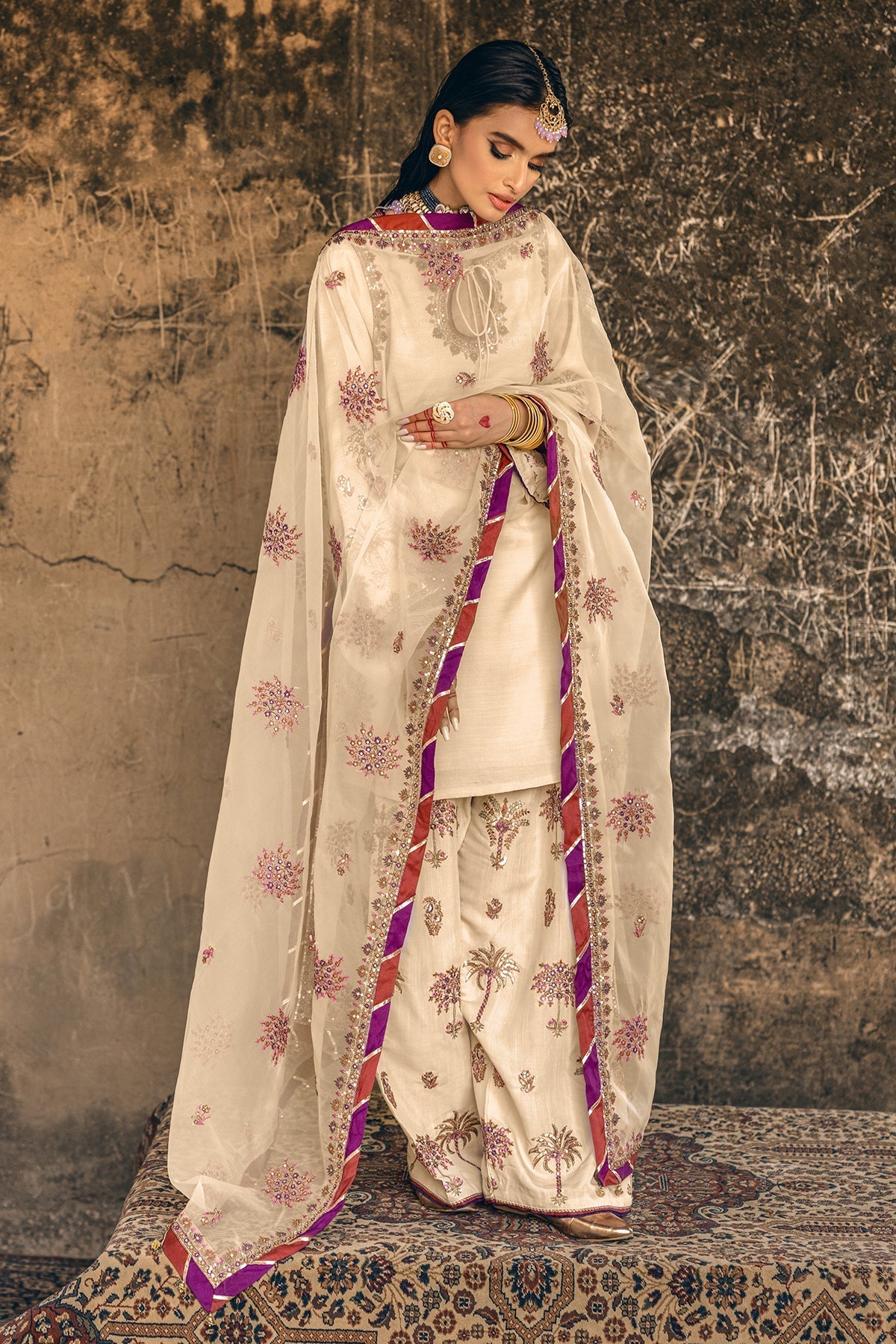 Charizma Luxury Embroidered Suit