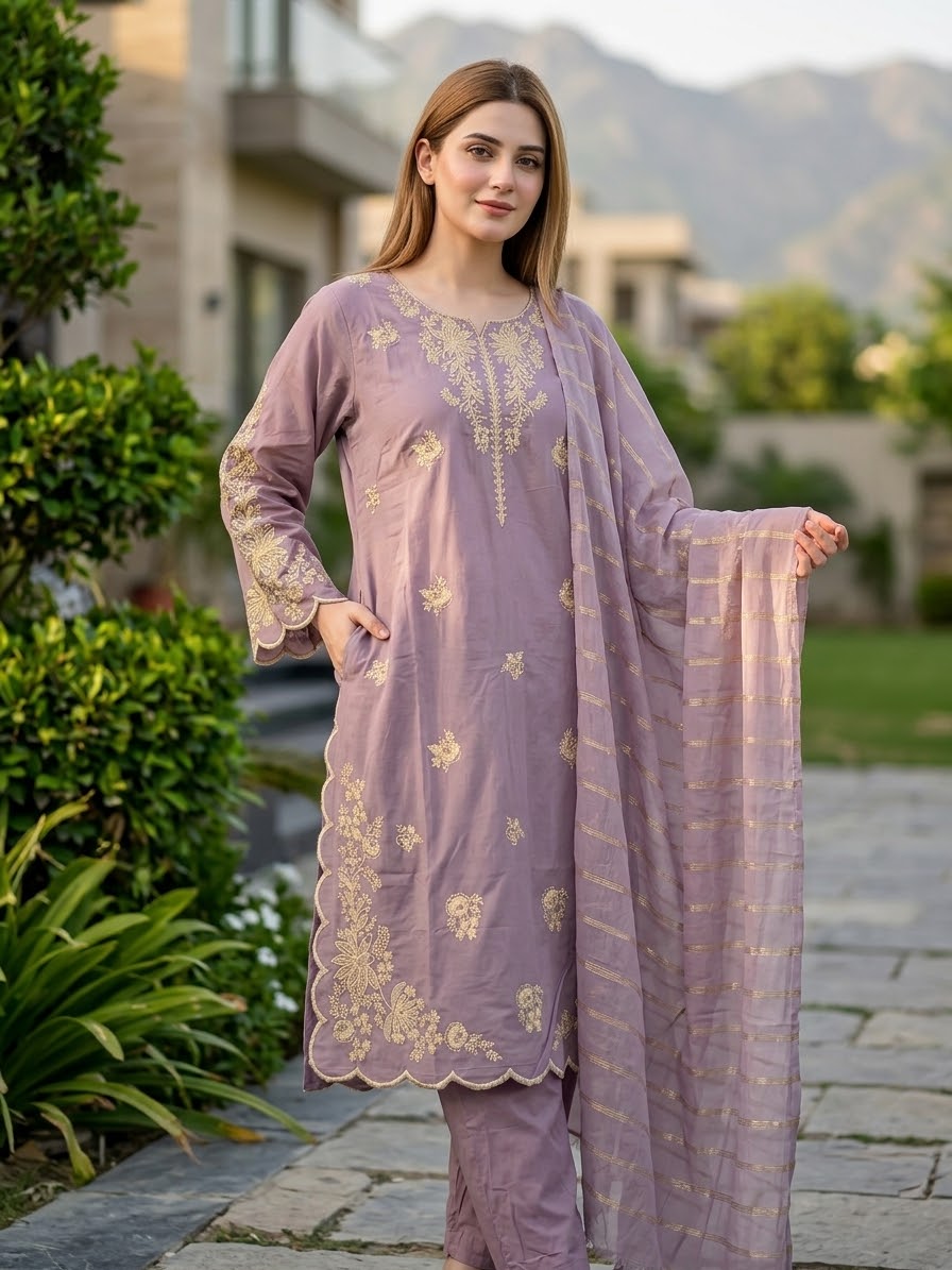 Luxury Embroidered Lawn Collection