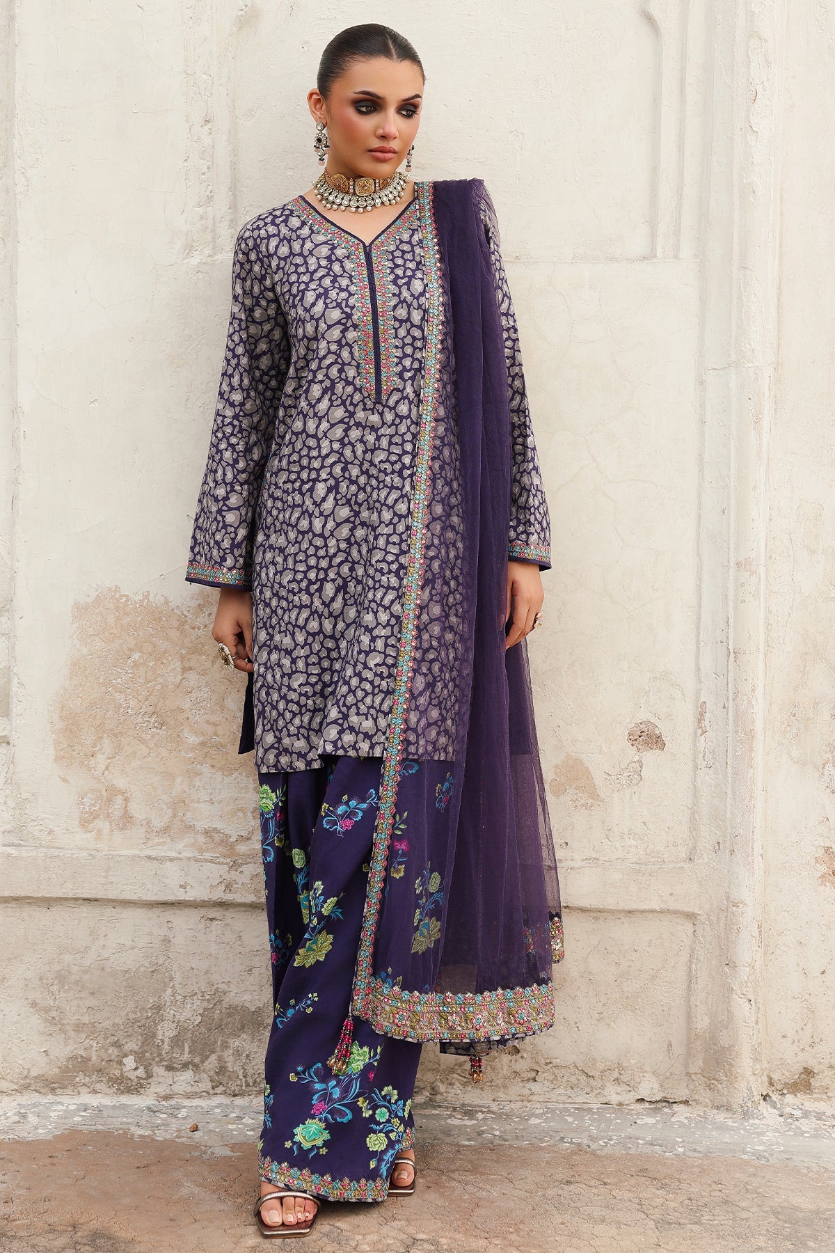 Charizma Luxury Embroidered Suit