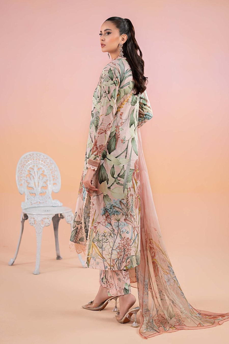 Maria. B. Embroidered Lawn Suit