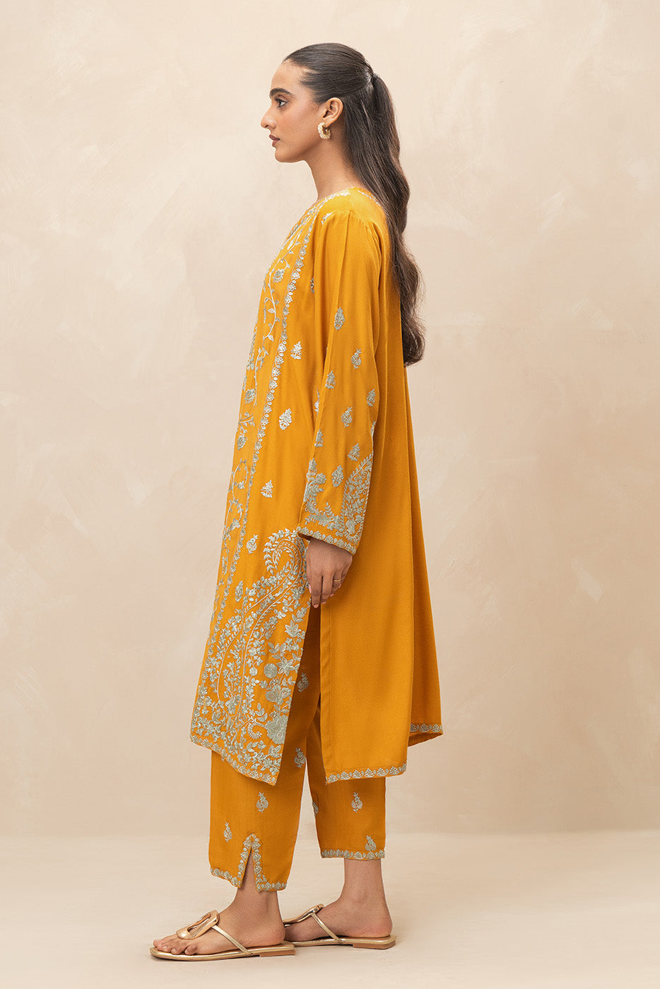 Beechtree Embroidered Suit 2 pc