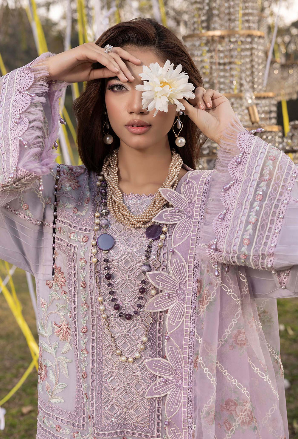 Adan's Libas Embroidered Lawn