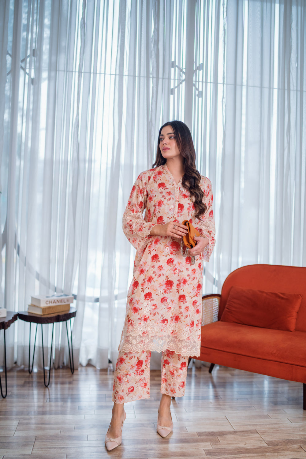 Lakhany 2pc Embroidered Suit