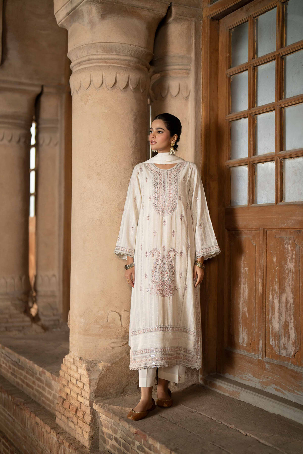 3 Piece Embroidered Suit by Nishat Linen