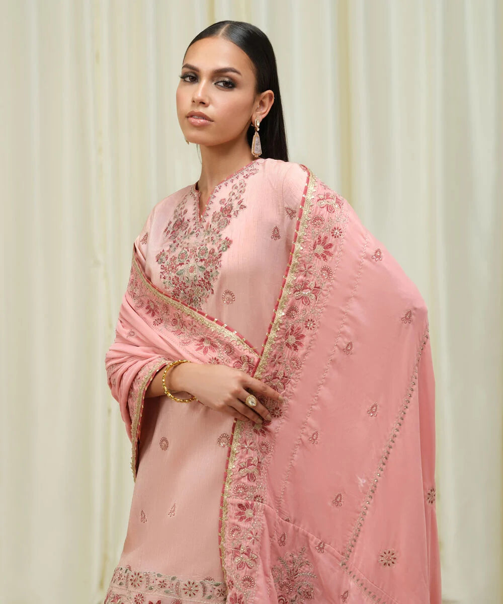 3Pc Embroidered Suit by Sapphire