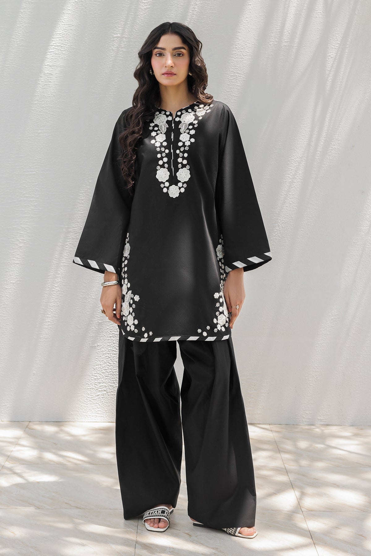 Charizma 2-PC Embroidered Suit