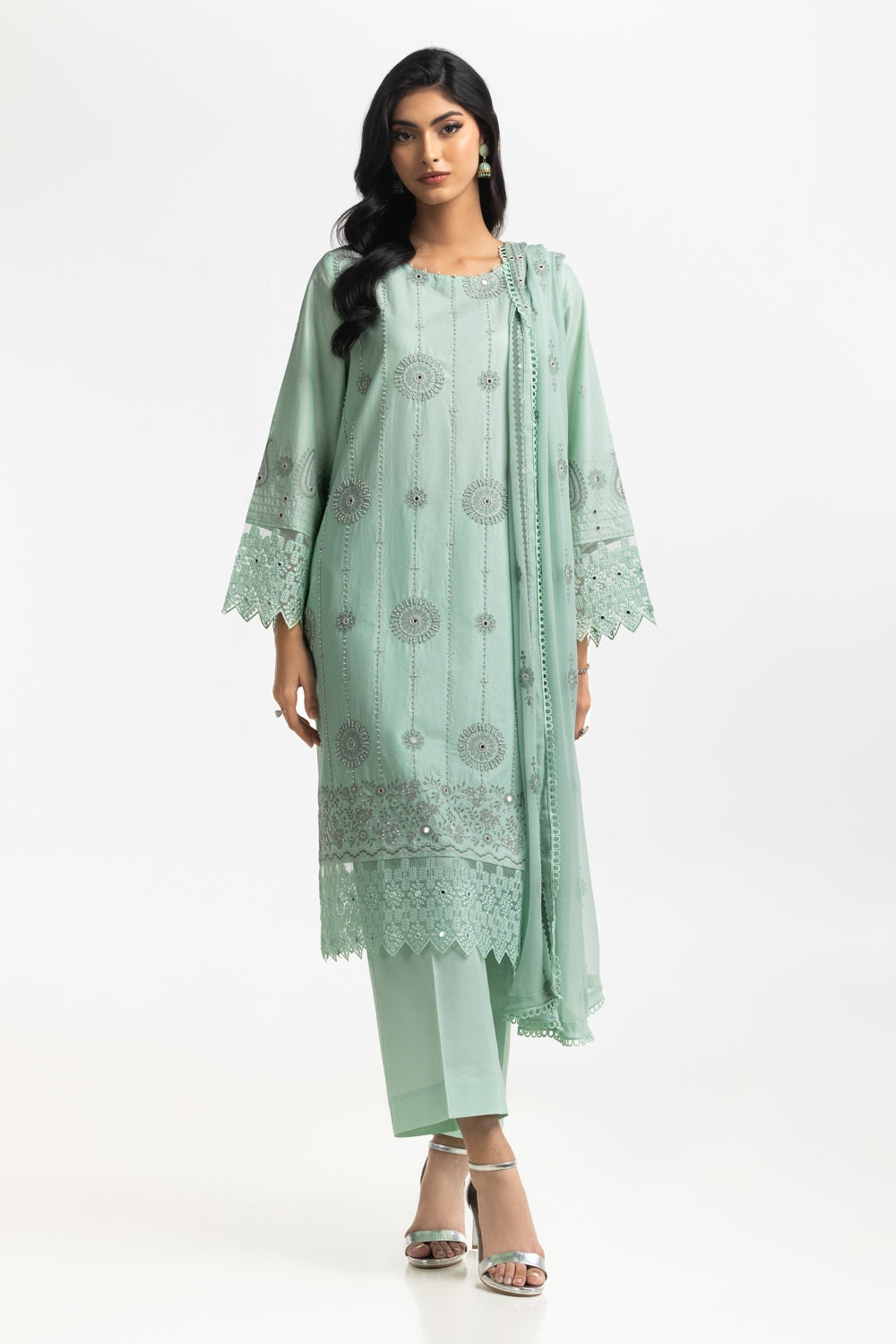 Gul Ahmed Embroidered Suit