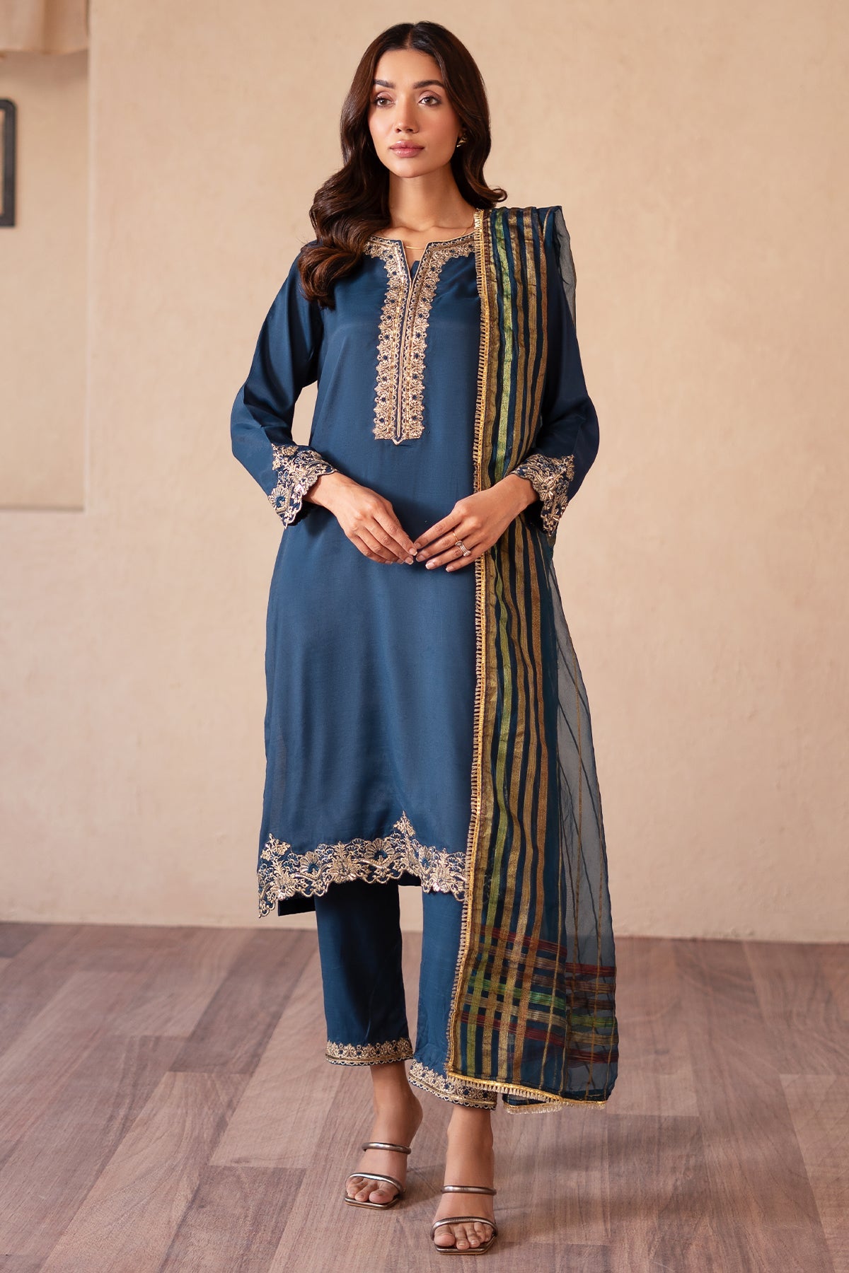 Charizma 3-PC Embroidered Lawn Suit