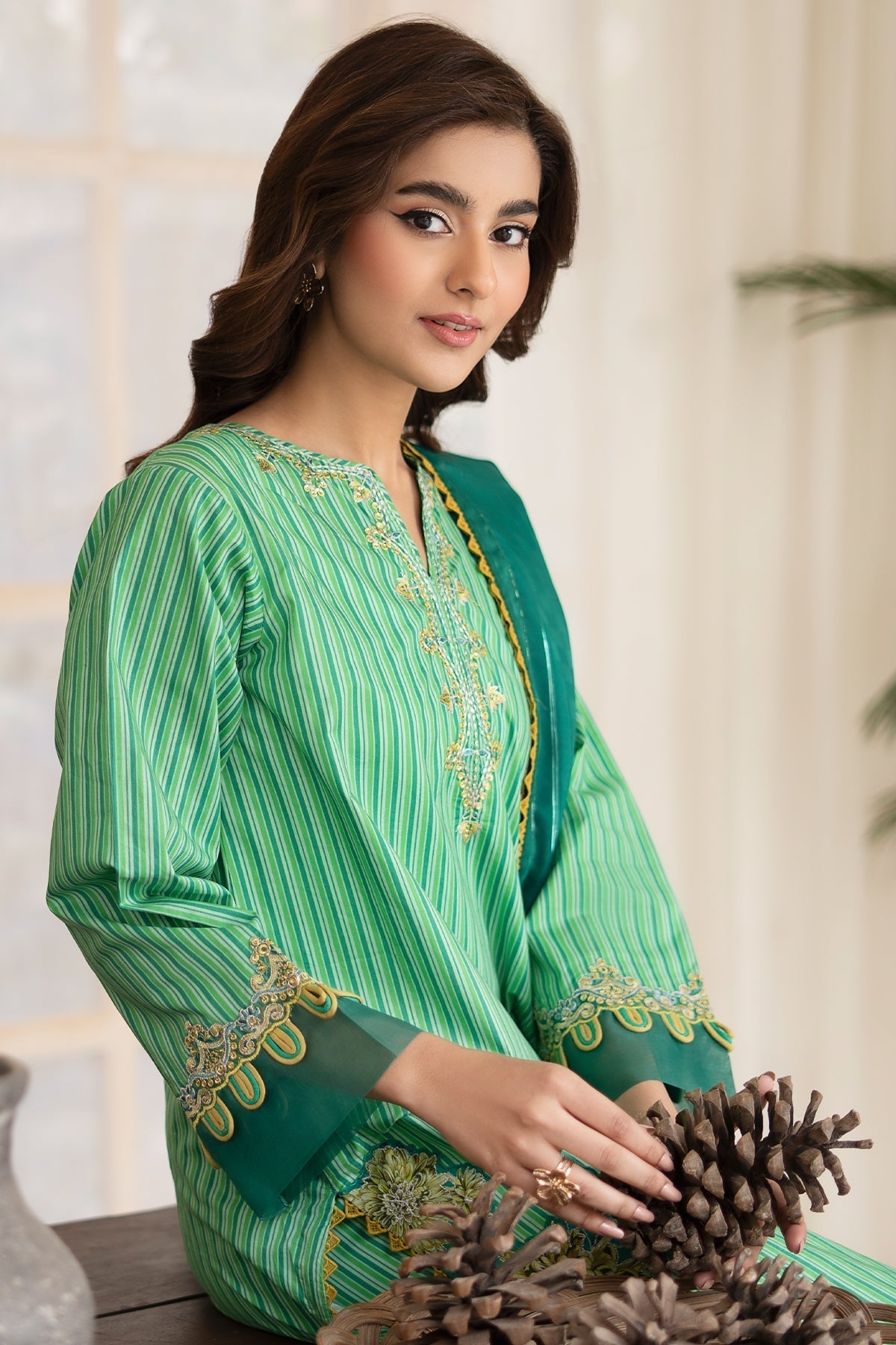 Charizma Luxury Embroidered Suit