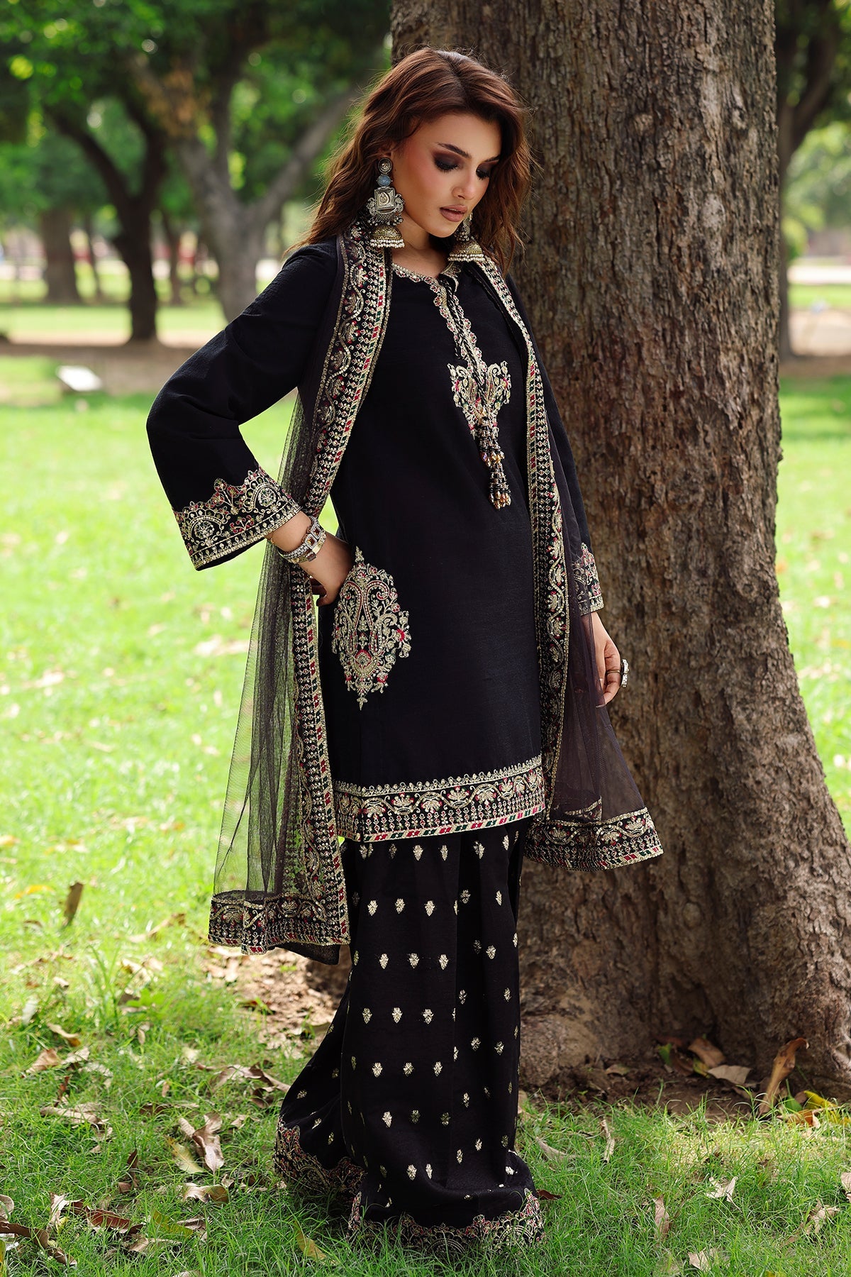 Charizma Luxury Embroidered Suit