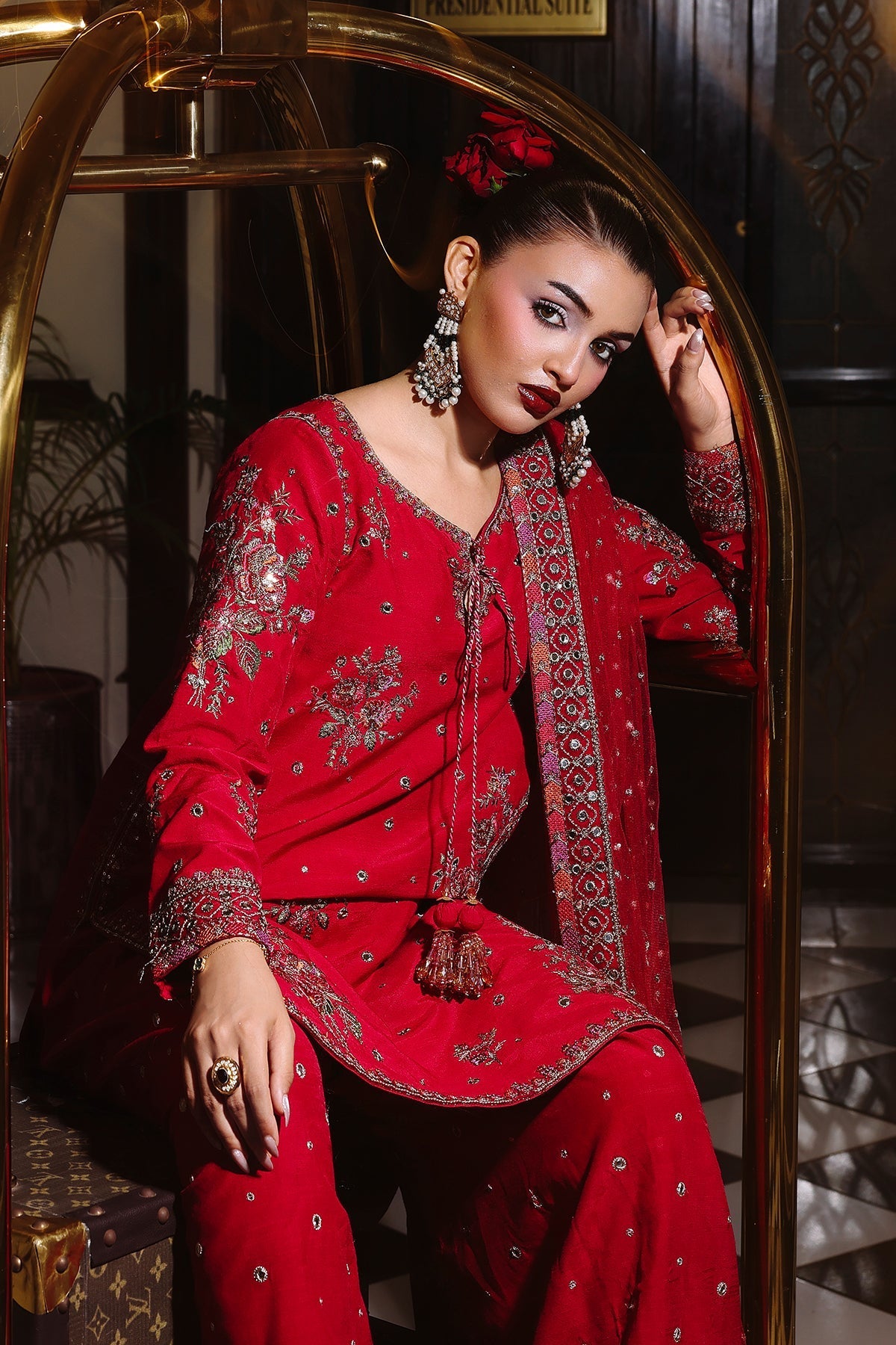 Charizma Luxury Embroidered Suit